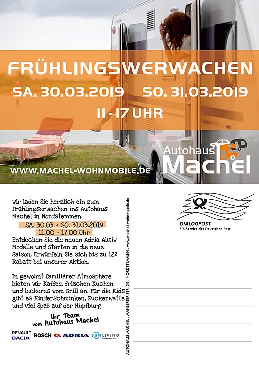 Autohaus Machel, Nordstemmen: Ob Dacia Neuwagen, Jahreswagen, Wohnmobil, Reifen oder Reifenservice Hannover, Autoverwertung, Werkstatt-Know-how, Achsvermesseung, Pannenhife oder Bosch Car Service - der Dacia Hndler ist weit ber die Stadtgrenzen bis nach Hildesheim und Hannover fr sein vielfltiges Angebot bekannt. 